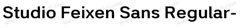 Studio Feixen Sans Regular字体转换